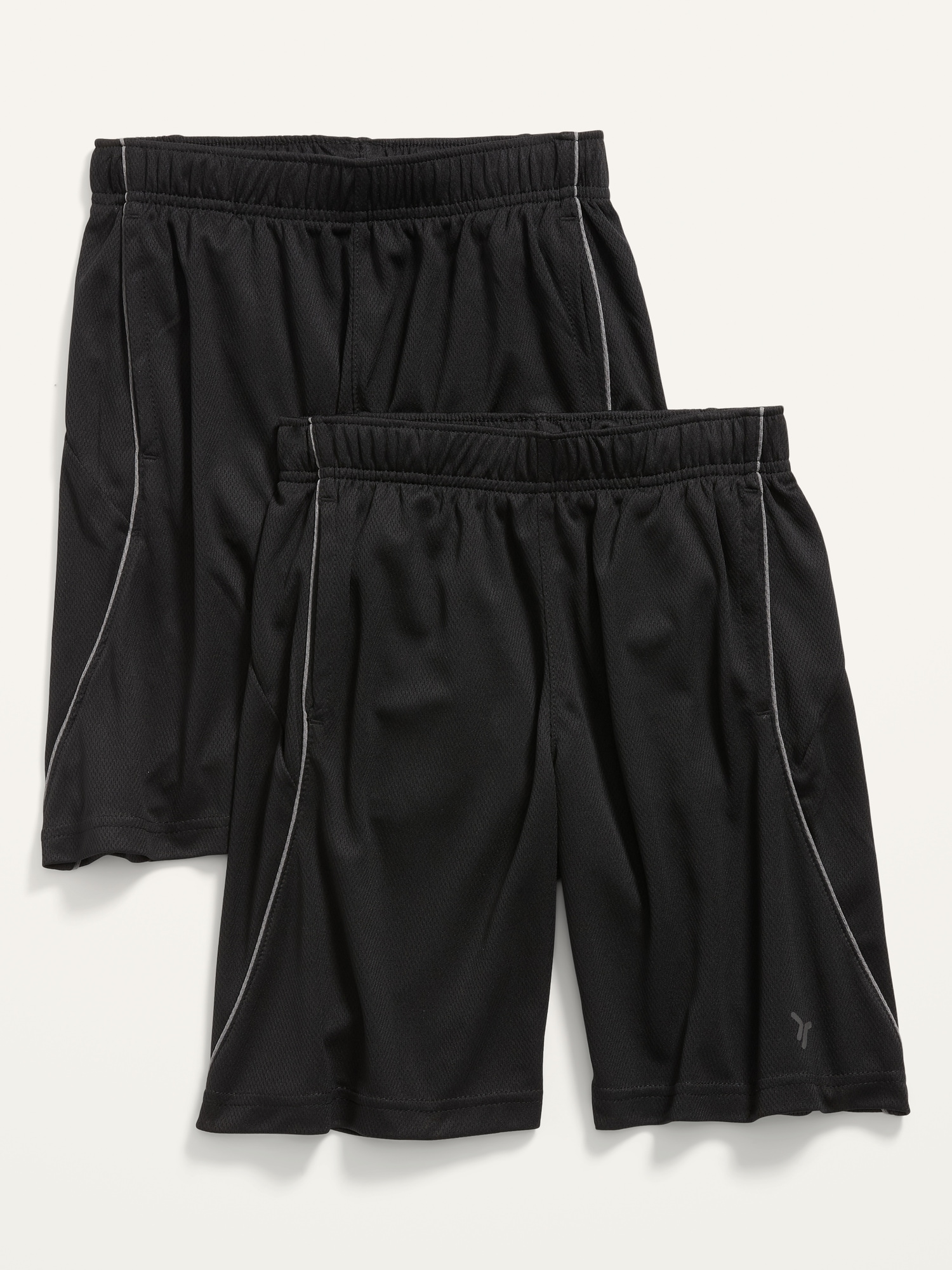 Old Navy Go-Dry Mesh Shorts 2-Pack for Boys black. 1