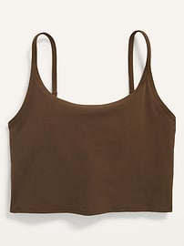 View large product image 4 of 8. Supima&#174 Cotton-Blend Cami Bralette Top