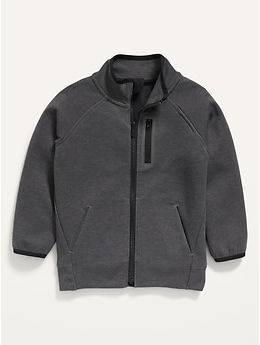 old navy black fleece jacket