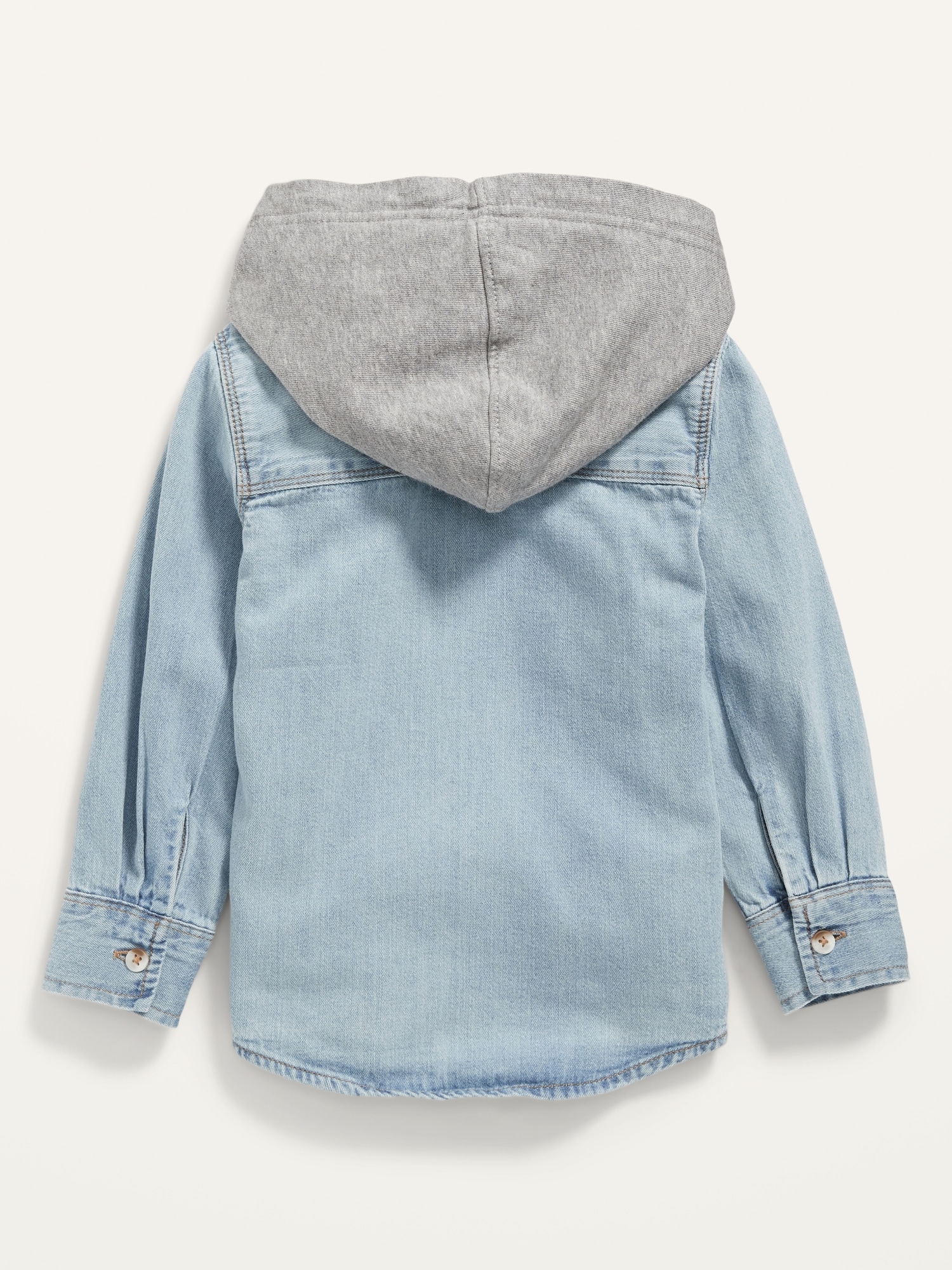 2in1 Hooded Jean Shirt for Toddler Boys Old Navy