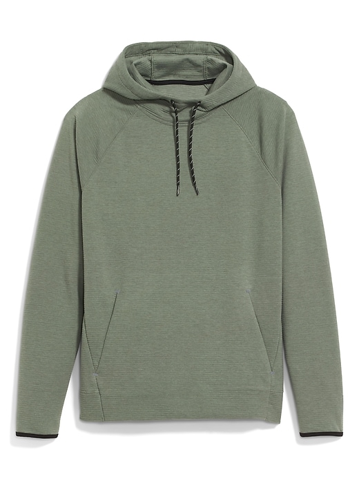 Image number 4 showing, Dynamic Fleece Textured Rib-Knit Pullover Hoodie