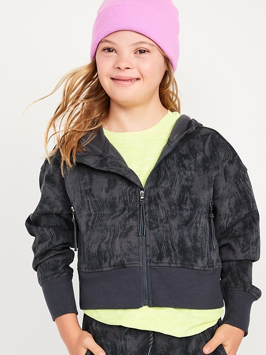 View large product image 1 of 3. Long-Sleeve Dynamic Fleece Performance Hoodie for Girls