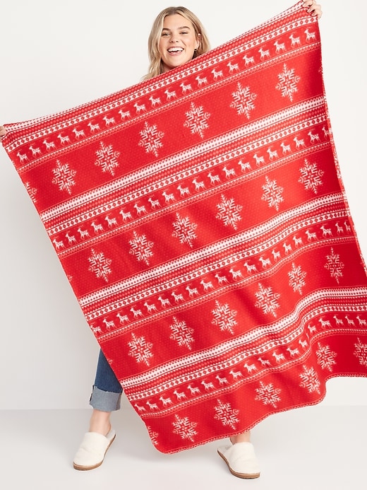 Old Navy Cozy Microfleece Blanket