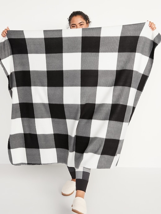 Cozy Microfleece Blanket Old Navy