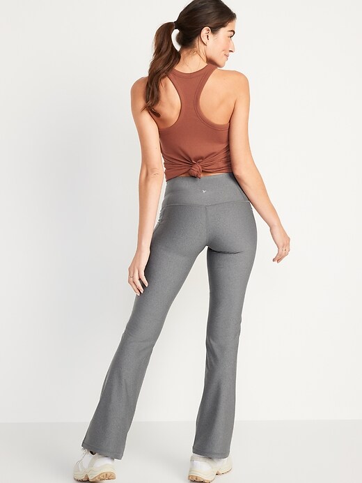 Image number 6 showing, High-Waisted PowerSoft Slim Flare Compression Pants for Women