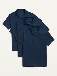 Moisture-Wicking Uniform Polo Shirt 3-Pack for Men | Old Navy