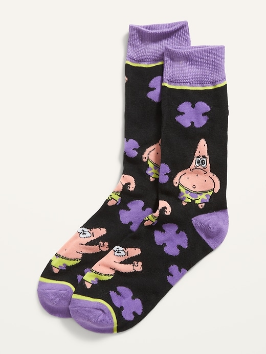 Old Navy Licensed Pop-Culture SpongeBob SquarePants&#153 Patrick Star Gender-Neutral Socks for Adults. 1