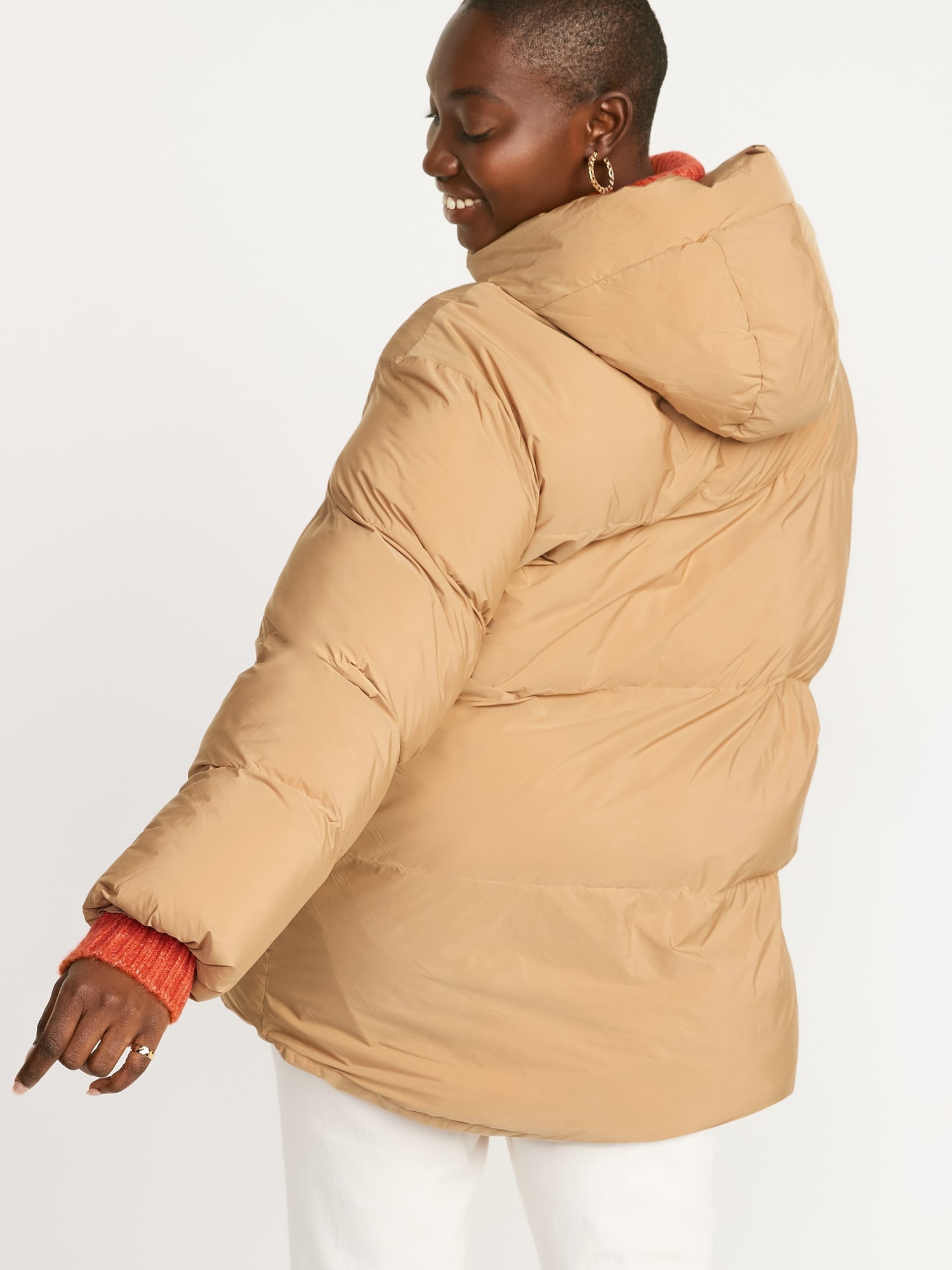 WaterResistant Hooded Puffer Jacket for Women Old Navy