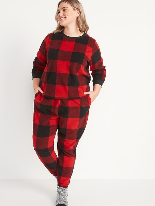 Image number 7 showing, Matching Printed Microfleece Pajama Set