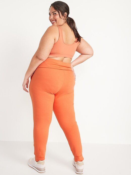 D&Co Active Womens Plus Size Joggers Pants Orange Size 2X 