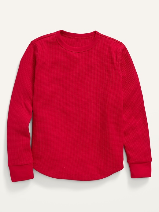 Old Navy Long-Sleeve Thermal-Knit T-Shirt For Boys. 1