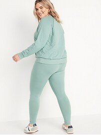 High-Waisted Jersey Ankle Leggings For 