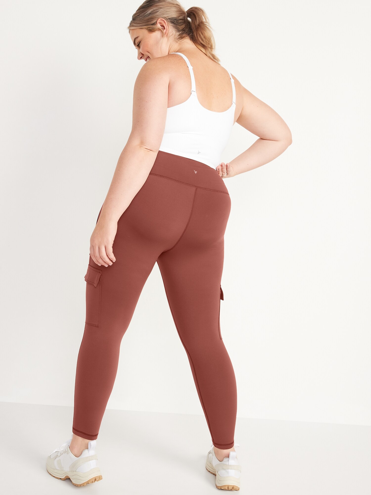 old navy orange leggings