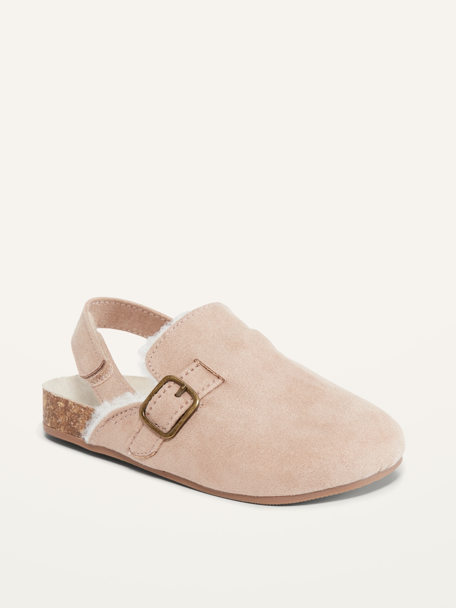 Cozy FauxSuede Clog Shoes for Toddler Girls Old Navy