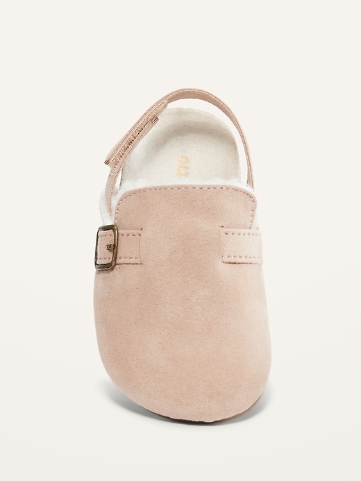 View large product image 2 of 4. Cozy Faux-Suede Clog Shoes for Toddler Girls