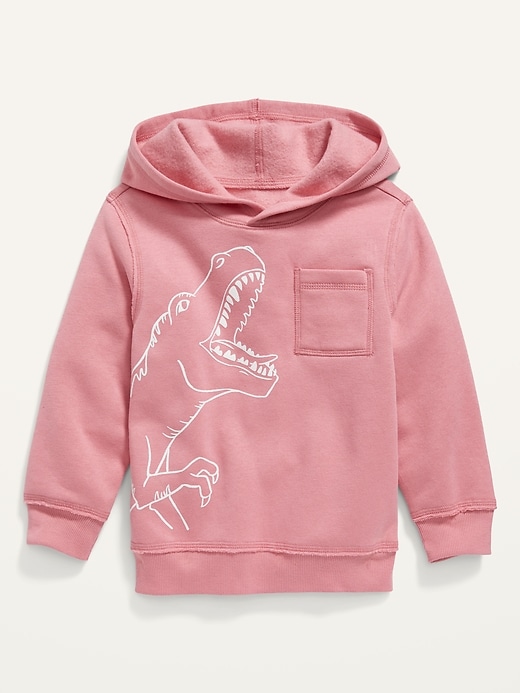 View large product image 1 of 1. Unisex Printed Fleece Pullover Hoodie for Toddler