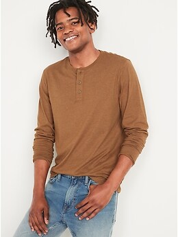 old navy mens henley long sleeve