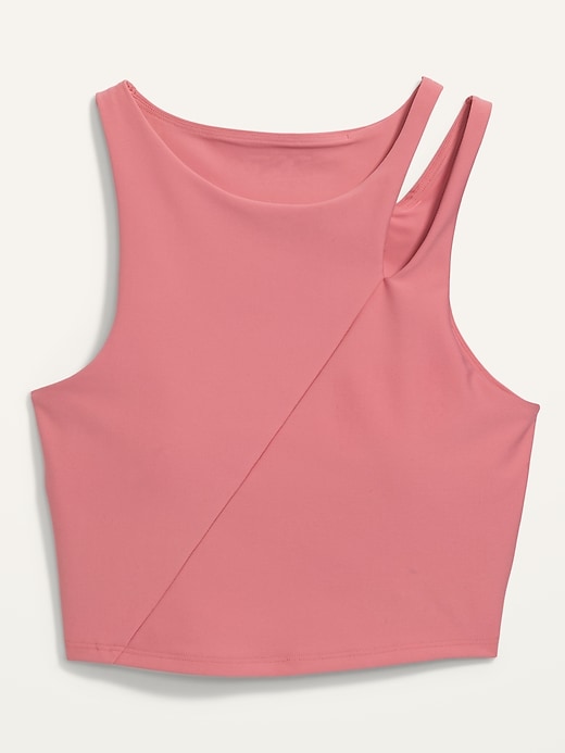 Image number 4 showing, Medium Support PowerSoft Cutout Longline Sports Bra