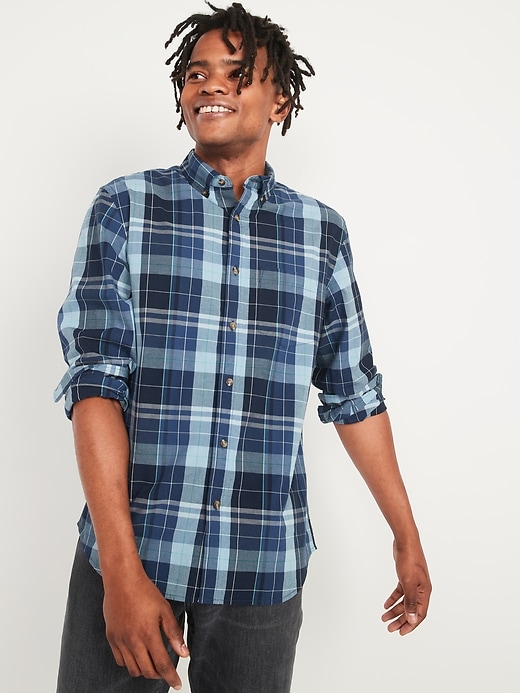 Old Navy - Regular Fit Built-In Flex Everyday Printed Shirt for Men