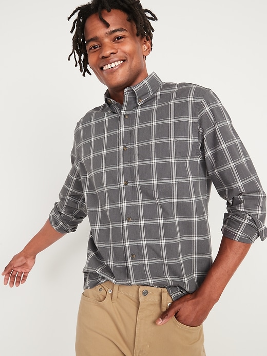 Image number 1 showing, Regular Fit Built-In Flex Everyday Printed Shirt for Men