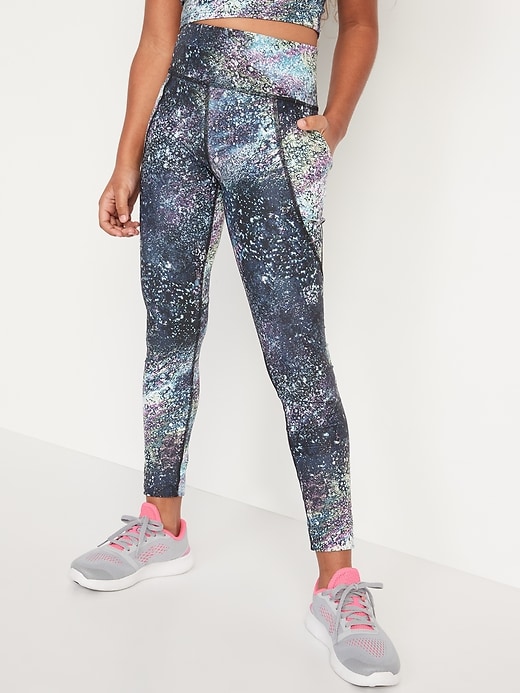 High-Waisted PowerSoft 7/8 Leggings | Old Navy | Pocket leggings, Women's  leggings, Leggings