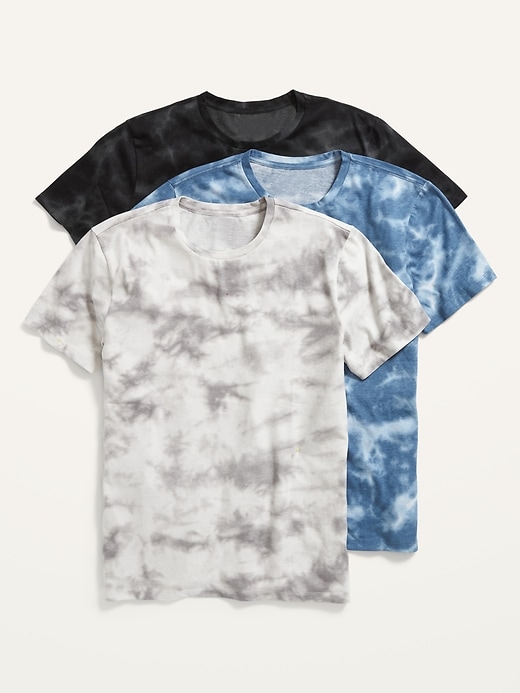 Old Navy Tie-Dyed Crew-Neck T-Shirt 3-Pack for Men. 1