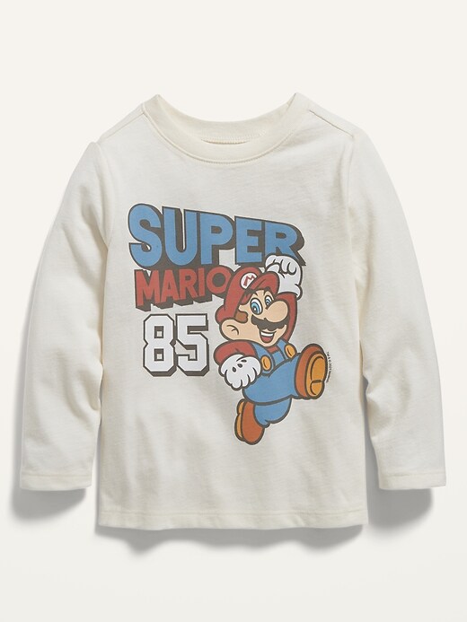 Old Navy Super Mario&#153 "'85" Unisex Long-Sleeve Graphic T-Shirt for Toddler. 1