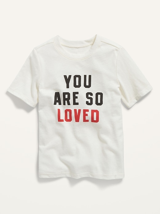 Old Navy Valentine's Day Matching Graphic TShirt for Toddler Boys