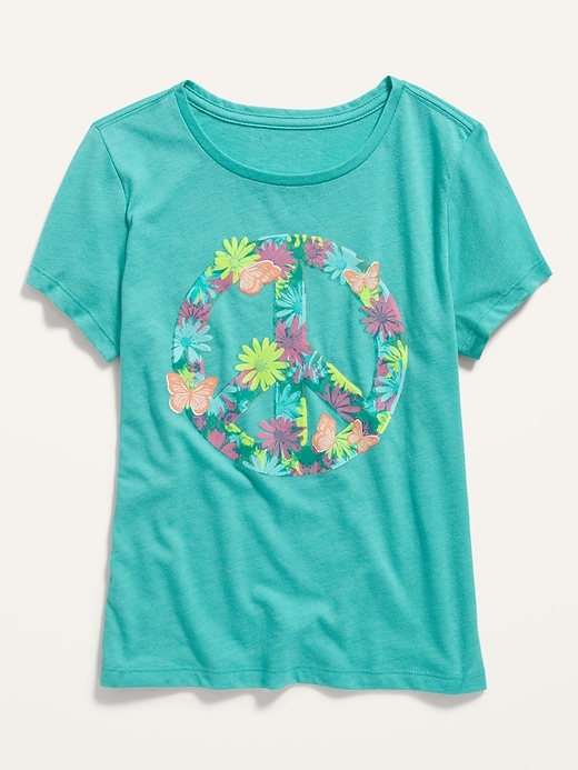 View large product image 1 of 1. Short-Sleeve Graphic T-Shirt for Girls