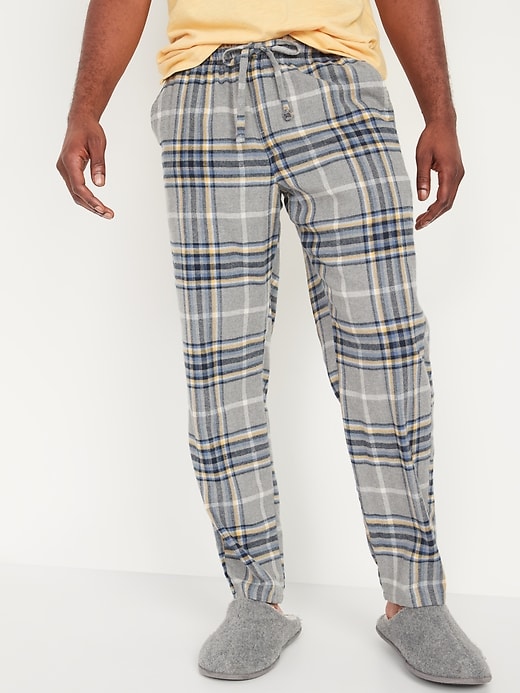 View large product image 1 of 3. Plaid Flannel Pajama Pants