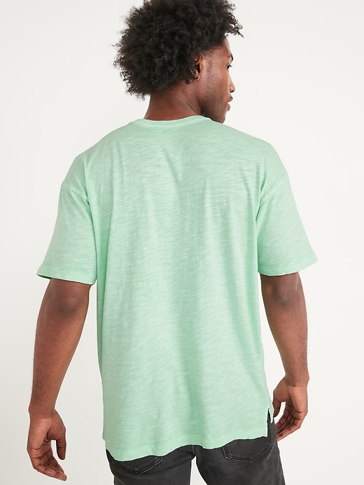 Image number 2 showing, Vintage Graphic Drop-Tail Hem T-Shirt