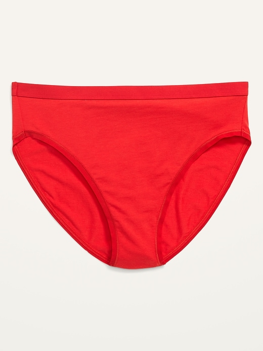 Old Navy High-Rise Supima&#174 Cotton-Blend Bikini Underwear for Women. 1