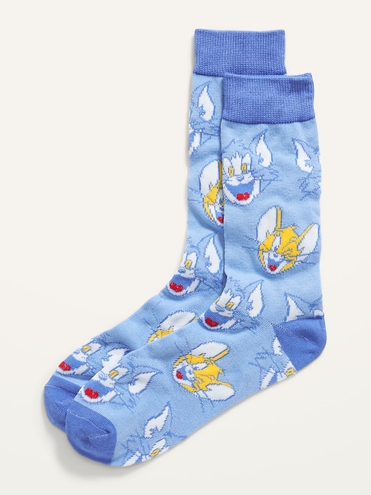 View large product image 1 of 1. Licensed Pop-Culture Tom and Jerry&#153 Printed Gender-Neutral Socks for Adults