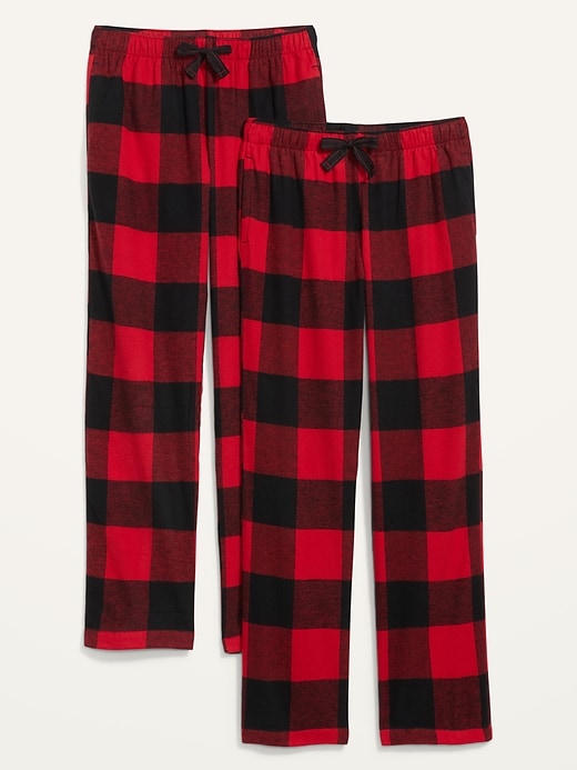 Image number 4 showing, Matching Plaid Flannel Pajama Pants 2-Pack