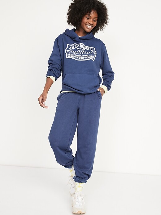 Image number 3 showing, Garment-Dyed Gender-Neutral Sweatpants for Adults