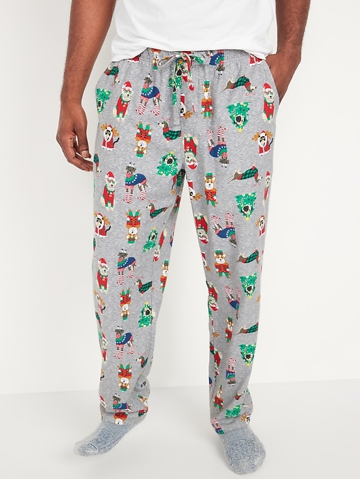 View large product image 1 of 3. Printed Flannel Pajama Pants
