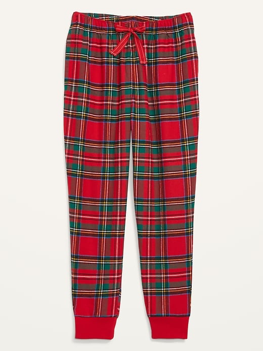 Image number 4 showing, Printed Flannel Jogger Pajama Pants