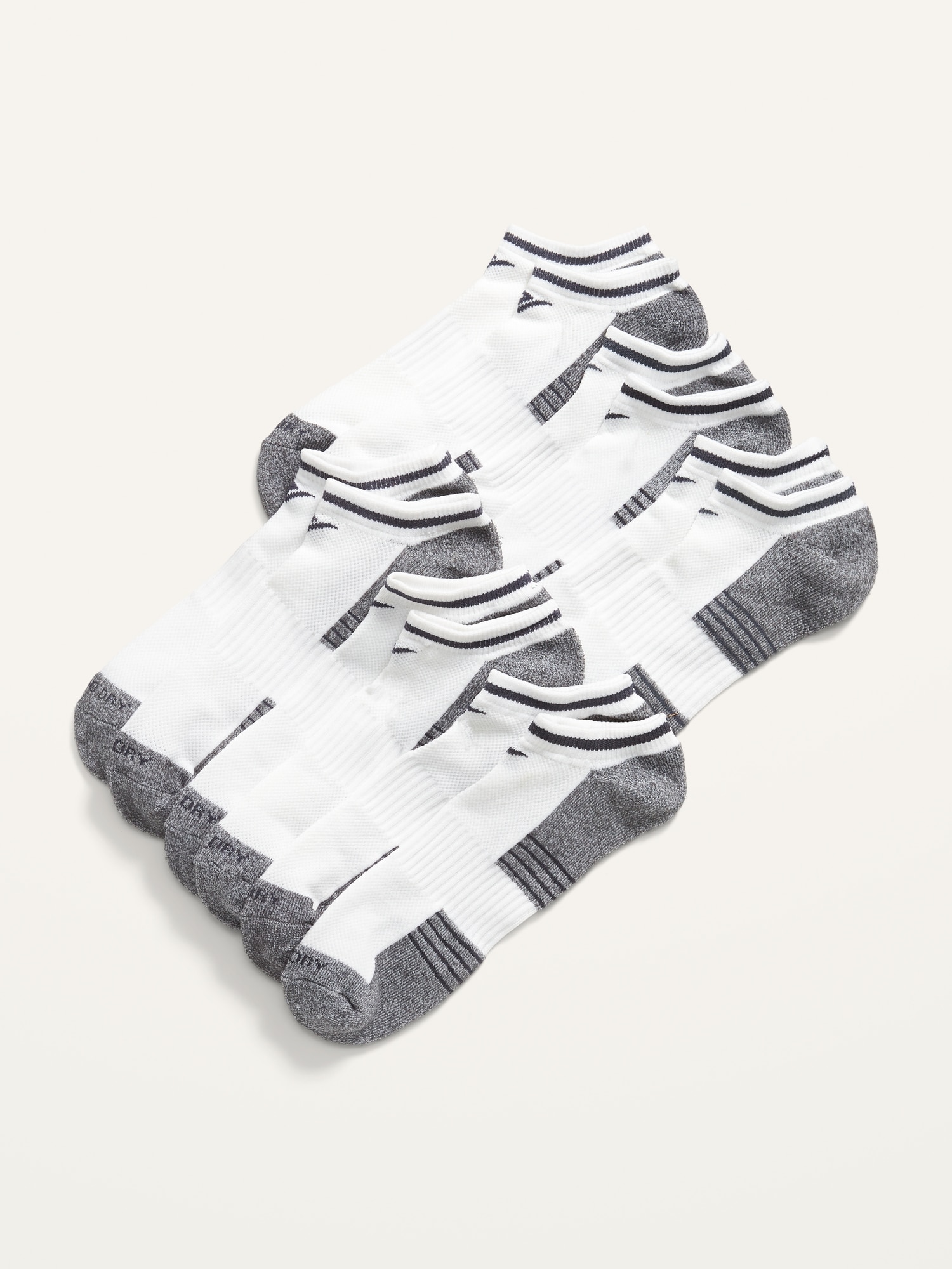 6-Pack Gender-Neutral Low-Cut Athletic Socks