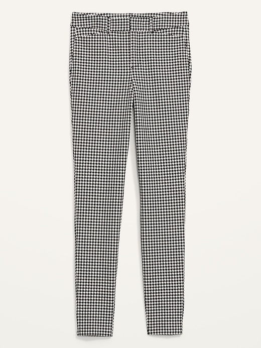 Image number 3 showing, High-Waisted Houndstooth Pixie Skinny Pants