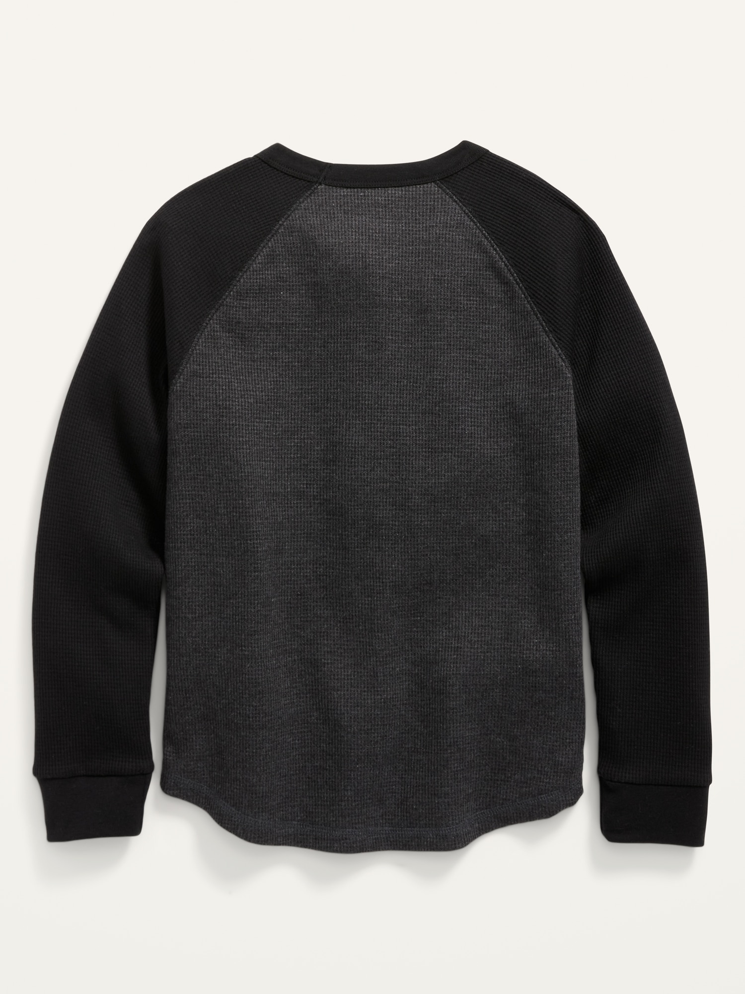 Long-Sleeve Thermal-Knit T-Shirt For Boys