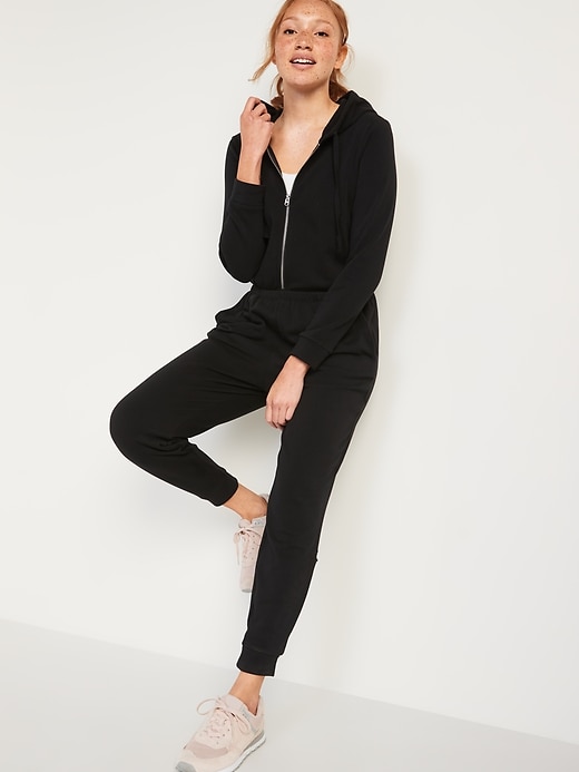 Hooded Front-Zip Jumpsuit | Old Navy