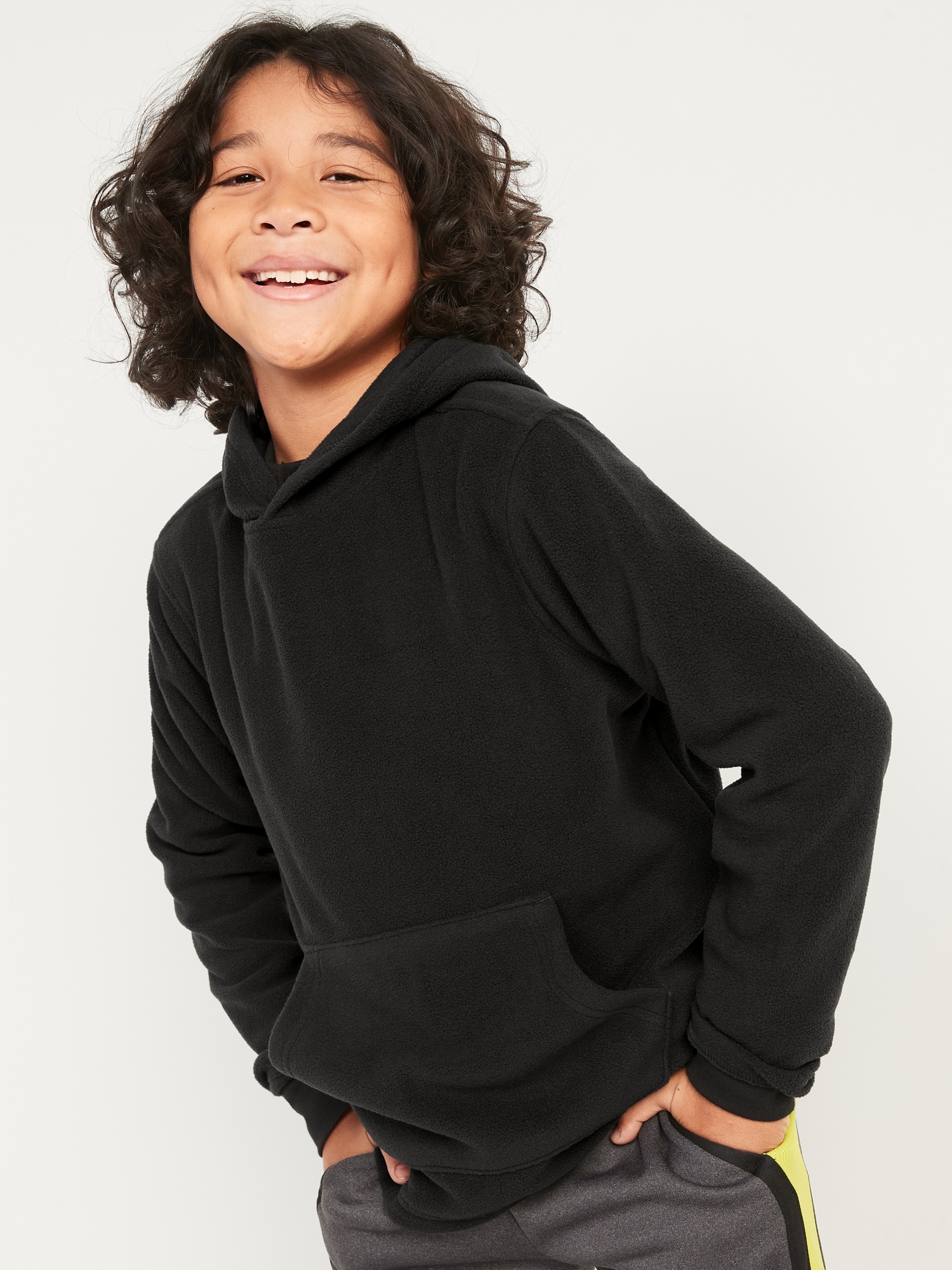 Cozy Micro Fleece Pullover Hoodie for Boys Old Navy