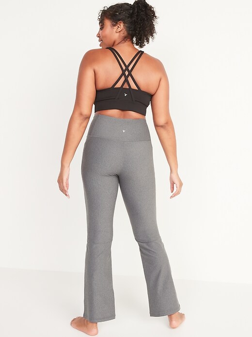 Image number 2 showing, High-Waisted PowerSoft Slim Flare Compression Pants for Women