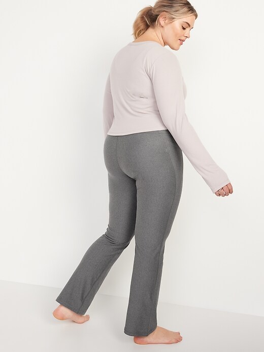 Image number 7 showing, High-Waisted PowerSoft Slim Flare Compression Pants for Women