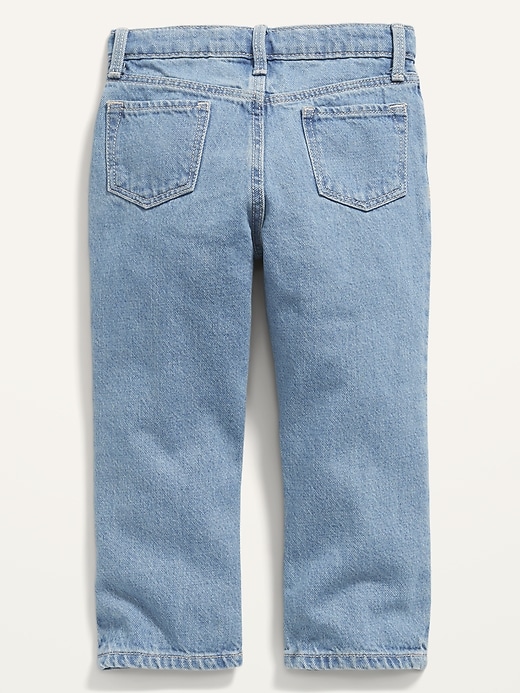 View large product image 2 of 2. Unisex Slouchy Straight Jeans for Toddler