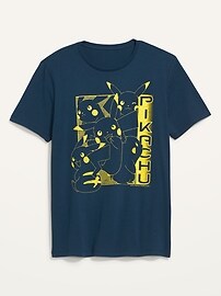 View large product image 3 of 3. Pokémon&#153 Pikachu Gender-Neutral Graphic Tee for Adults