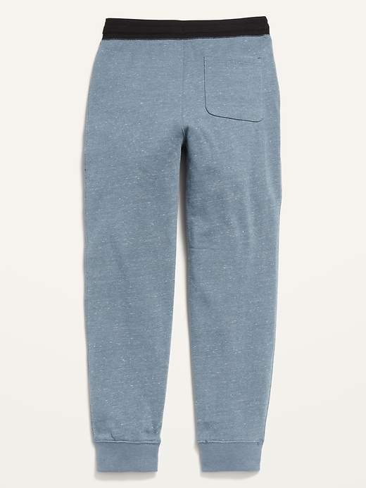 View large product image 2 of 2. Cozy Fleece Zip-Pocket Jogger Sweatpants For Boys