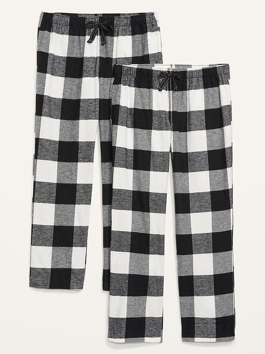 View large product image 1 of 3. Matching Plaid Flannel Pajama Pants 2-Pack