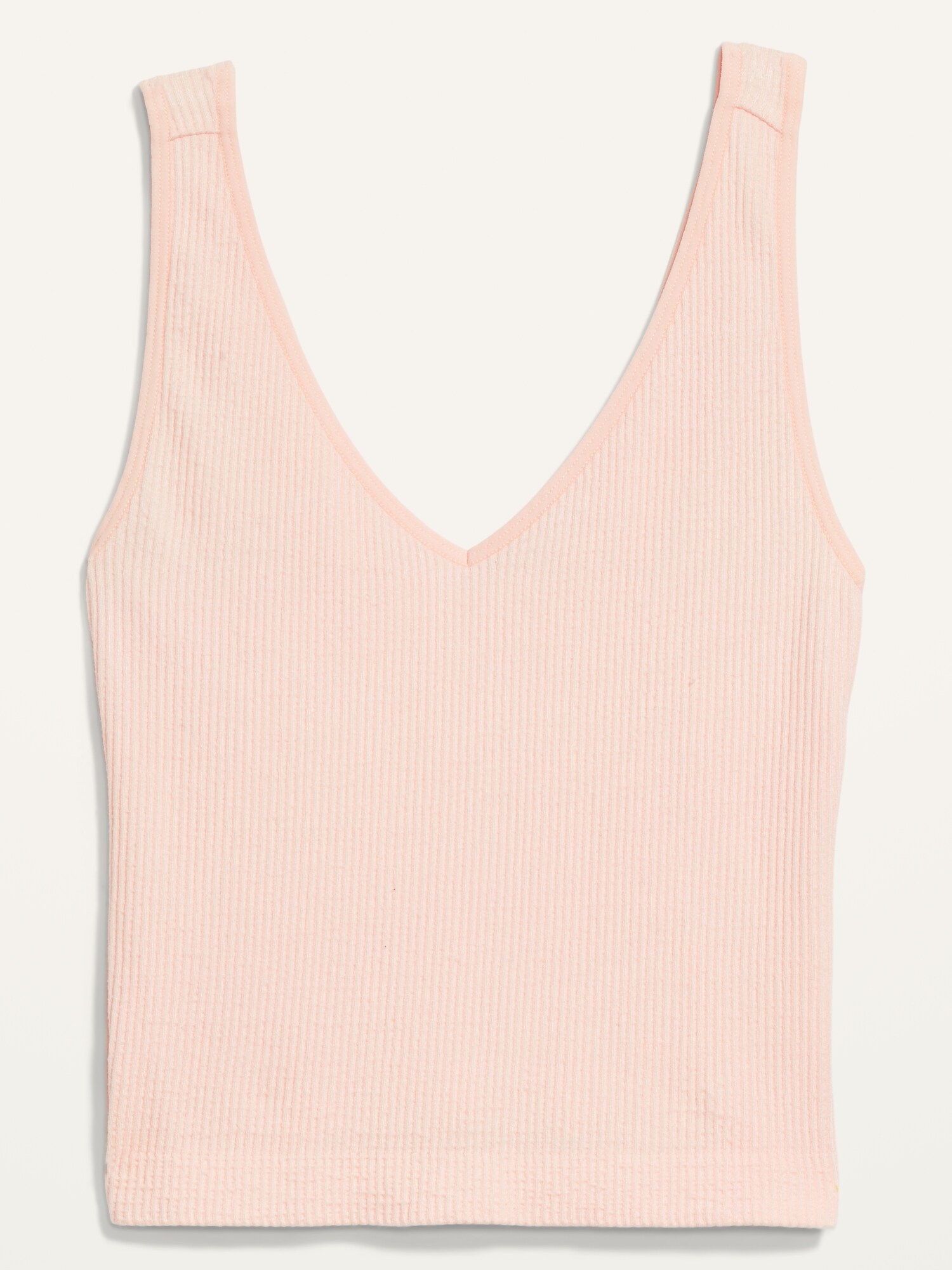 Old Navy Women's Seamless Rib-Knit Tank Top - Pink - Plus Size 4X