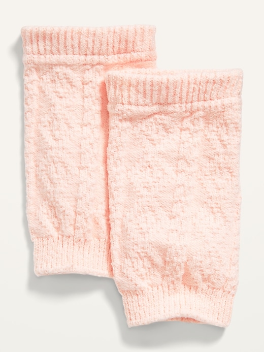 View large product image 1 of 1. Solid Cable-Knit Leg Warmers for Baby